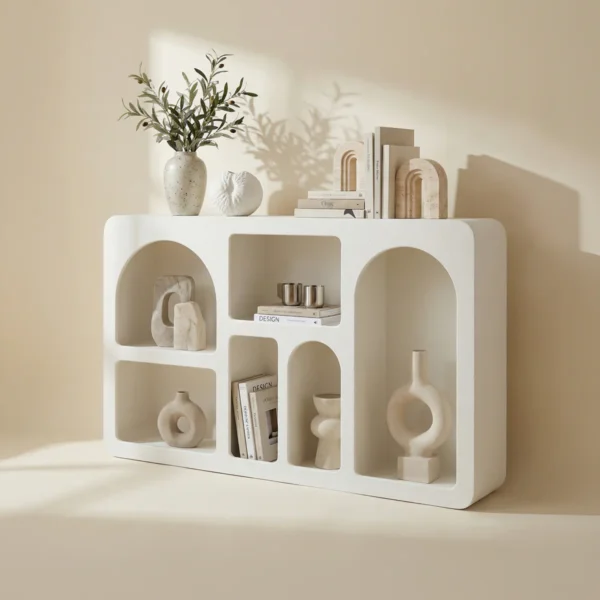 Bogen Medium Ivory Geometric Sideboard